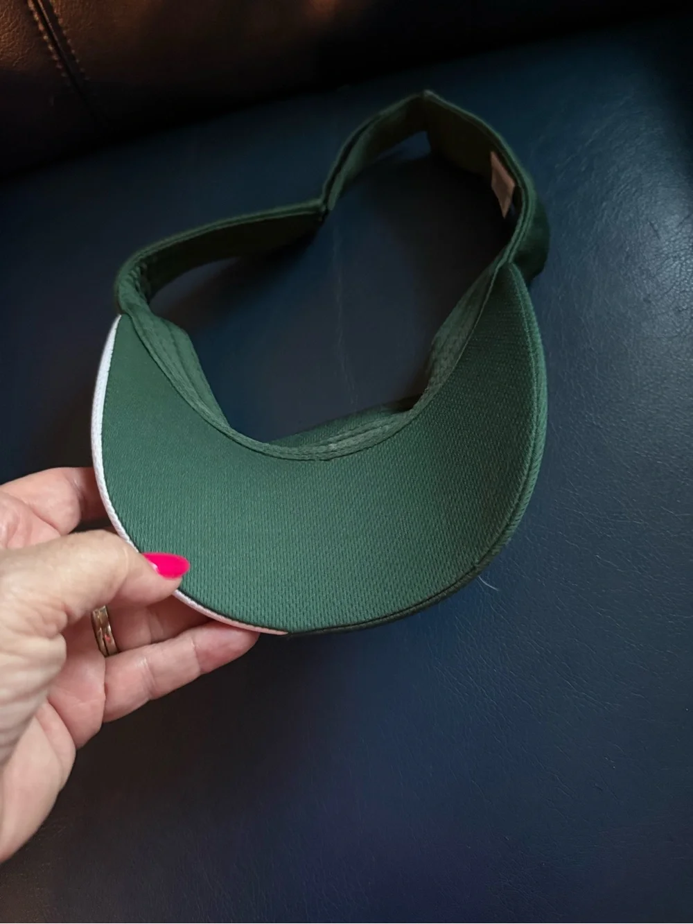 USF Green 'Alumni' Visor with White Accent